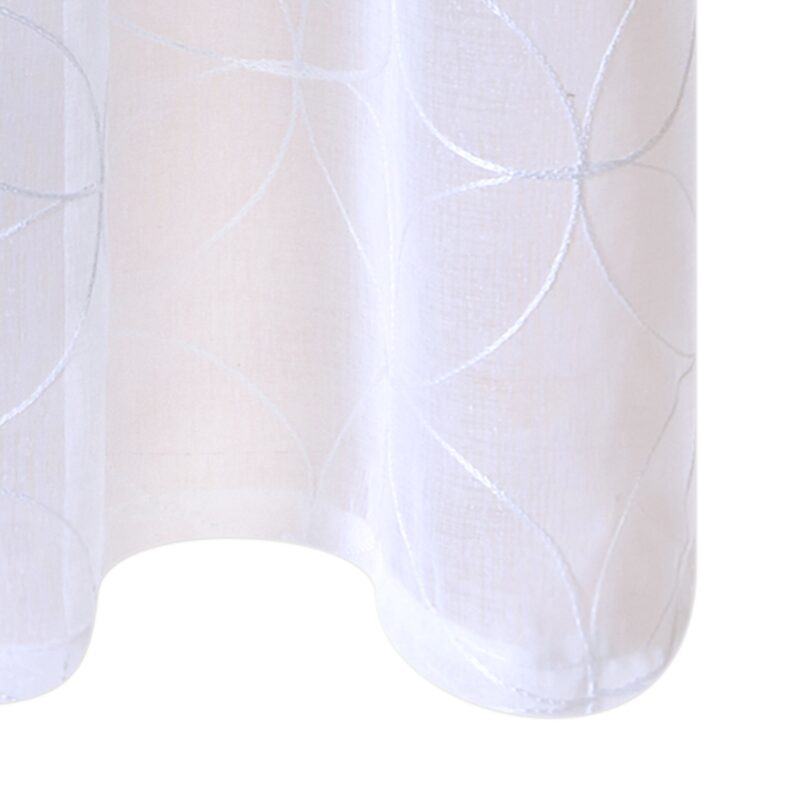 Voilage ROSA coloris blanc 140 x 260 cm