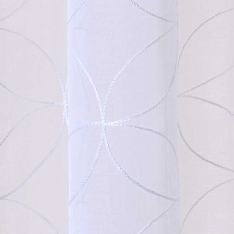 Voilage ROSA coloris blanc 140 x 260 cm