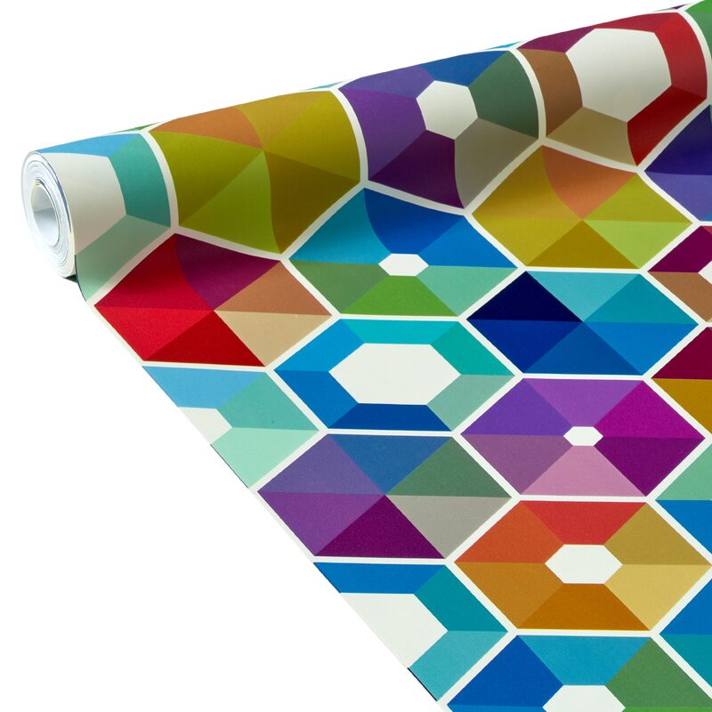 Papier peint intissé CHROMATIC coloris multicolore