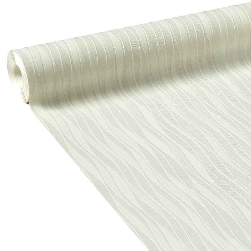Papier peint intissé MAKE-UP coloris blanc