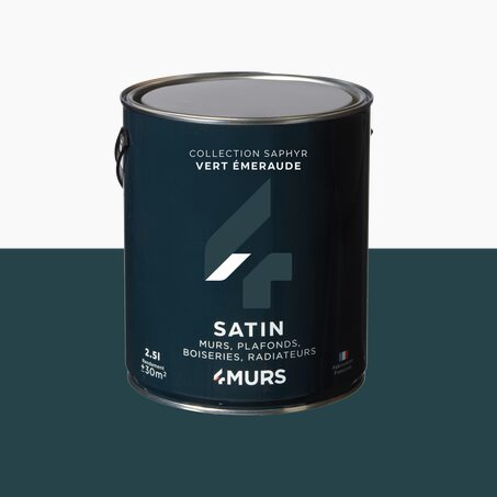 Saphyr Peinture Multi-supports Peinture vert émeraude Satiné