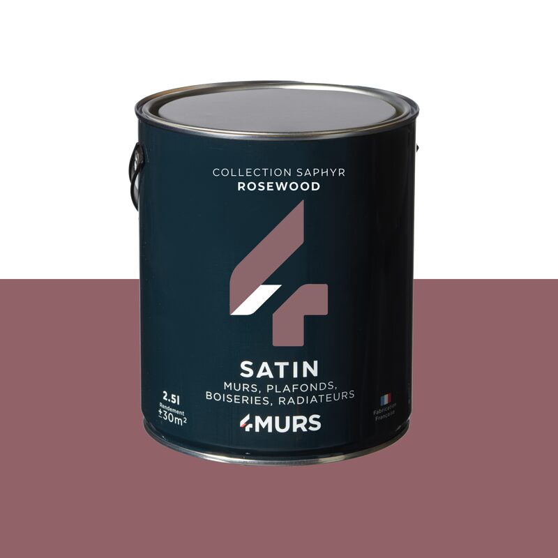 Peinture Multi-supports SAPHYR Alkyde rosewood Satiné 2,5 L