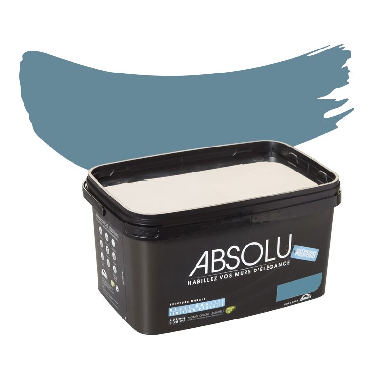 Peinture Multi-supports ABSOLU Acrylique glacier Mat 2,5 L