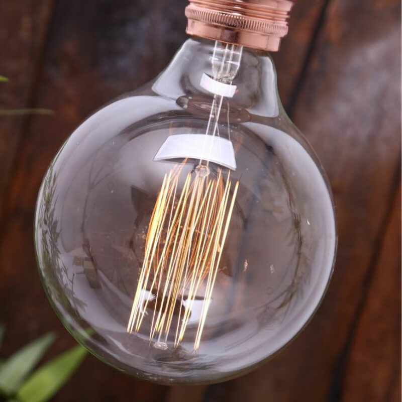 Ampoule FILAMENT GLOBE 40W E27 125 mm coloris jaune 16 x 12,5 cm