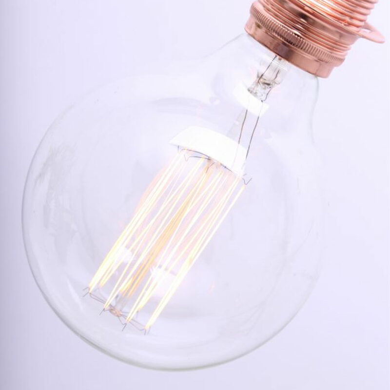 Ampoule FILAMENT GLOBE 40W E27 125 mm coloris jaune 16 x 12,5 cm