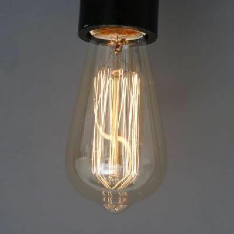 Ampoule FILAMENT LARME 40W E27 140 mm coloris jaune 14 x 14 cm