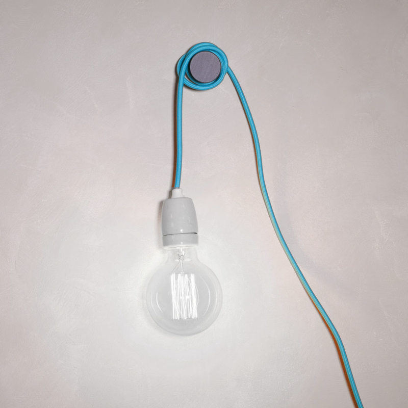 Kit suspension plafond PLUG AND SWITCH coloris bleu 1 x 300 cm