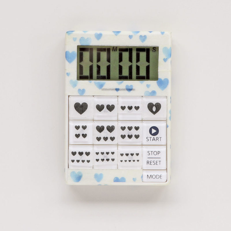 Masking tape CLOUDY HEART coloris blanc