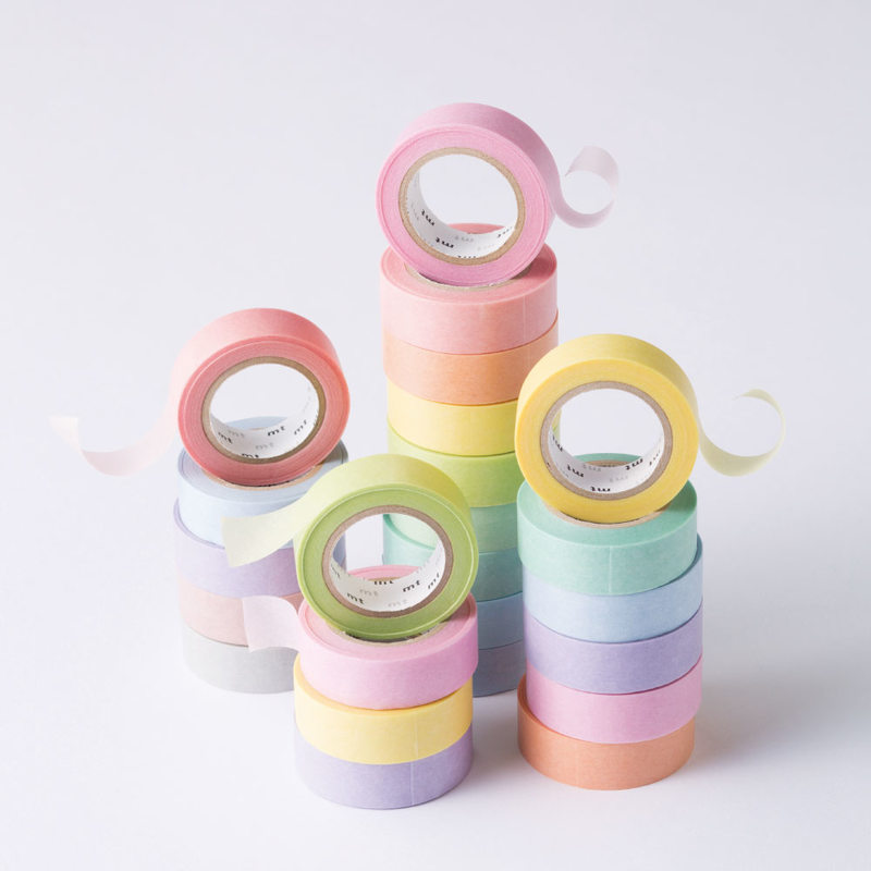 Masking tape UNI PASTEL VERT ÉMERALD coloris vert