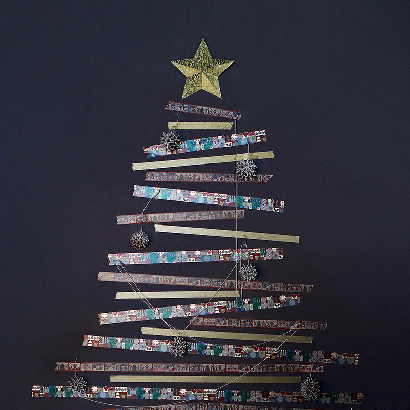 Masking tape GOLD CHRISTMAS coloris or