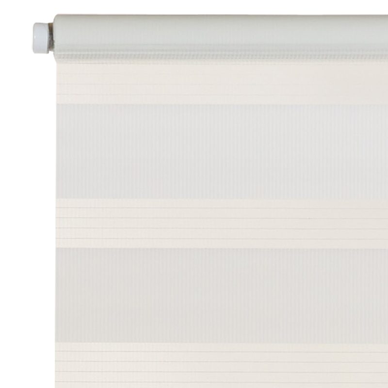 Store jour/nuit EASY ROLL JALOUSY coloris blanc 52 x 190 cm