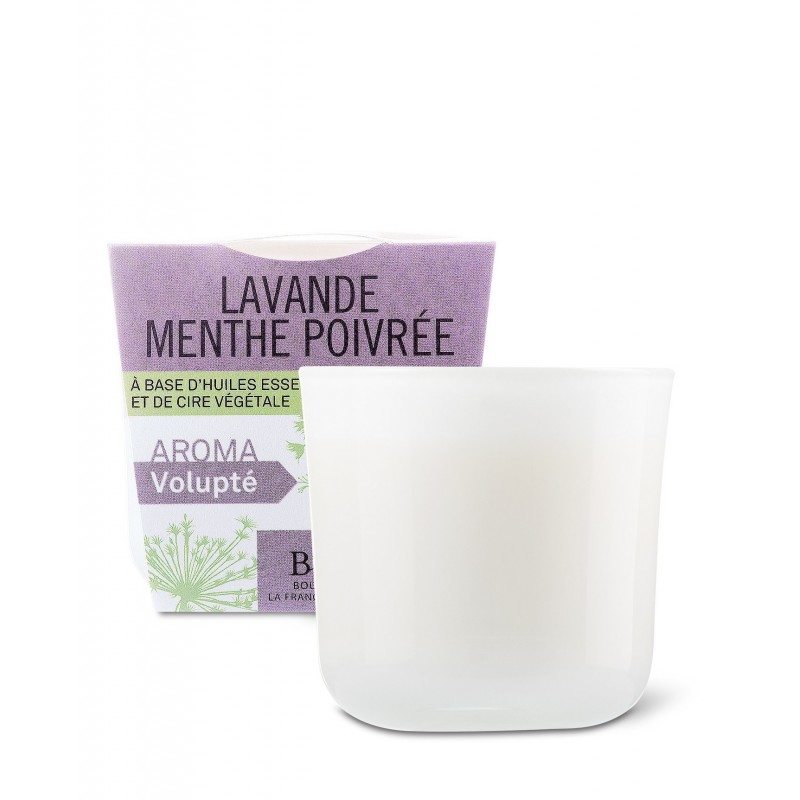 Bougie parfumée AROMA VOLUPTÉ lavande menthe poivrée