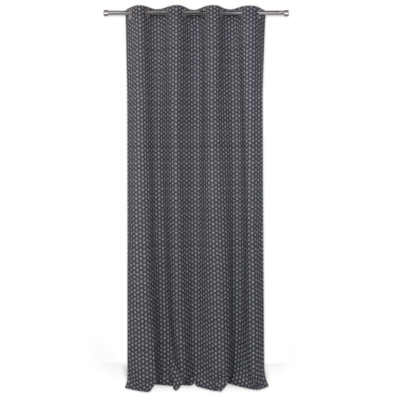 Rideau JIRO coloris bleu nuit 140 x 240 cm