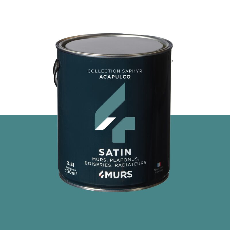 Peinture Multi-supports SAPHYR Alkyde acapulco Satiné 2,5 L