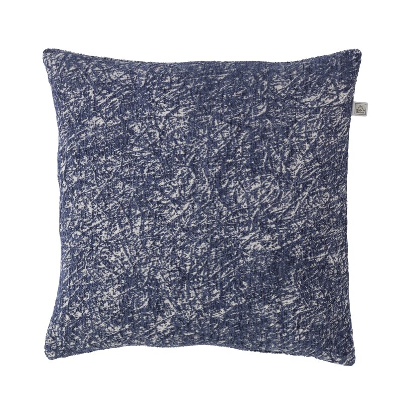 Coussin FIEKE coloris bleu foncé 45 x 45 cm