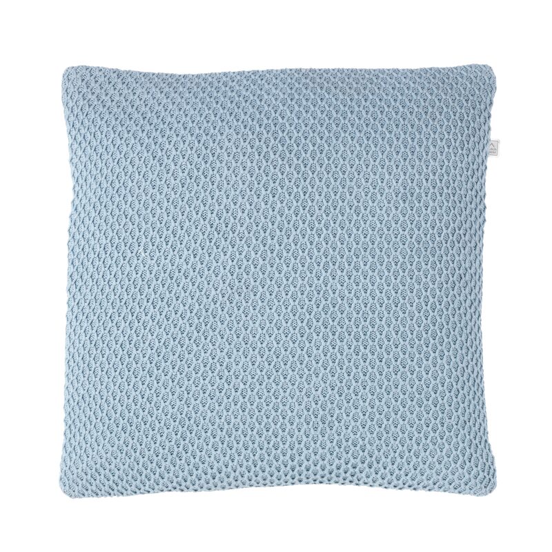 Coussin DRIGAN coloris bleu pastel 45 x 45 cm