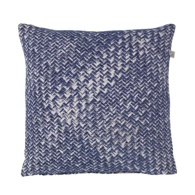 Coussin FRANK coloris bleu 45 x 45 cm