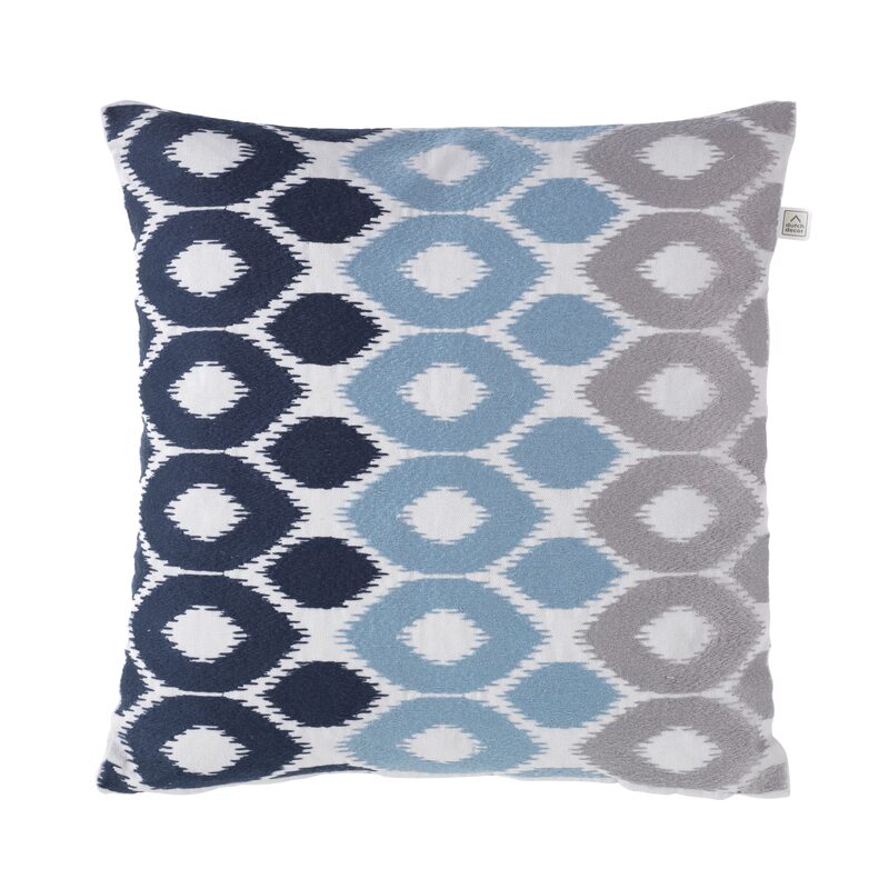 Coussin EGEO coloris gris 45 x 45 cm