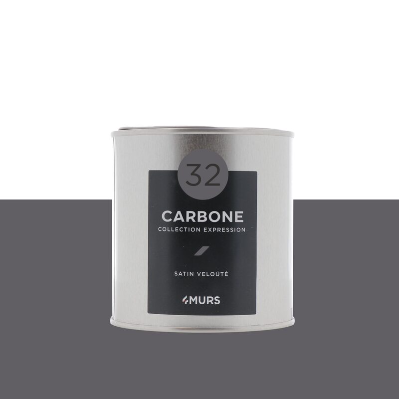 Peinture Finition EXPRESSION Acrylique carbone Satiné 0,5 L