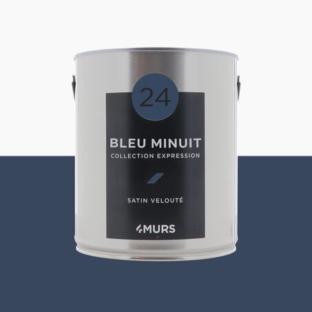 Expression Peinture Multi-supports Peinture bleu minuit Satiné