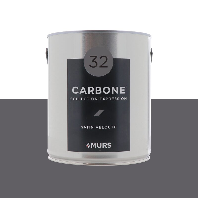 Peinture Multi-supports EXPRESSION Acrylique carbone Satiné 2,5 L