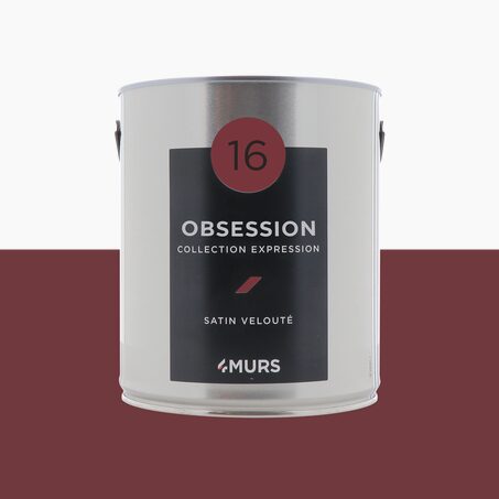 Expression Peinture Multi-supports Peinture rouge obsession Satiné