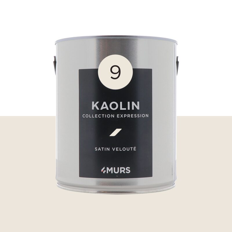 Peinture Multi-supports EXPRESSION Acrylique blanc kaolin Satiné 2,5 L