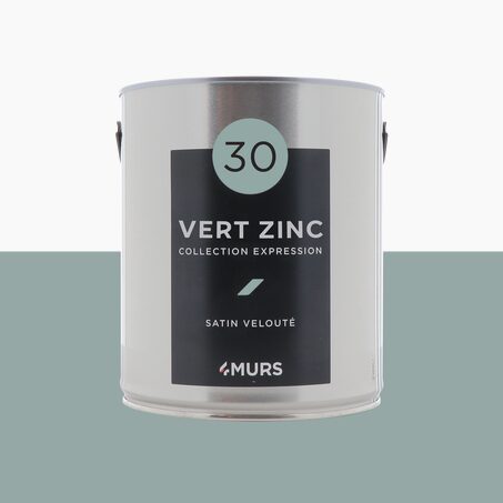 Expression Peinture Multi-supports Peinture vert zinc Satiné