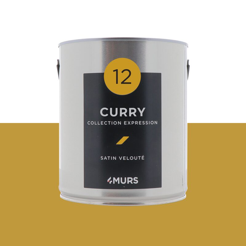 Peinture Multi-supports EXPRESSION Acrylique curry Satiné 2,5 L