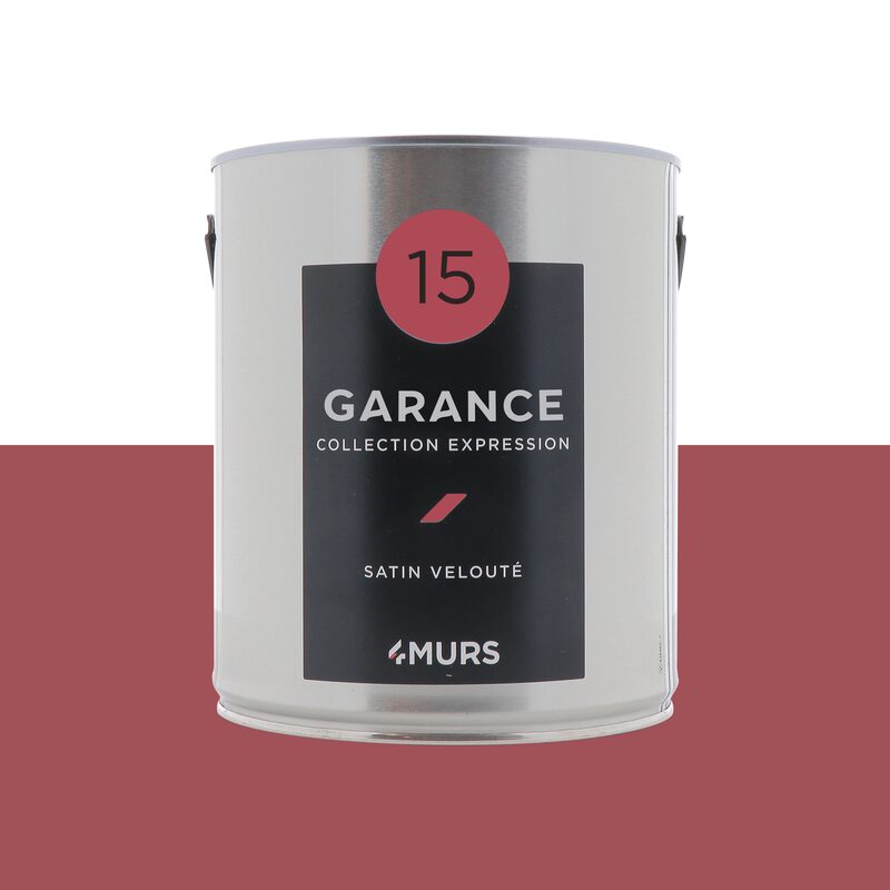 Peinture Multi-supports EXPRESSION Acrylique garance Satiné 2,5 L