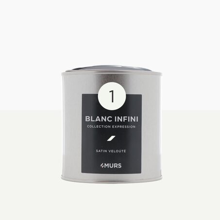 Expression Peinture Finition Peinture blanc infini Satiné 0,5 L