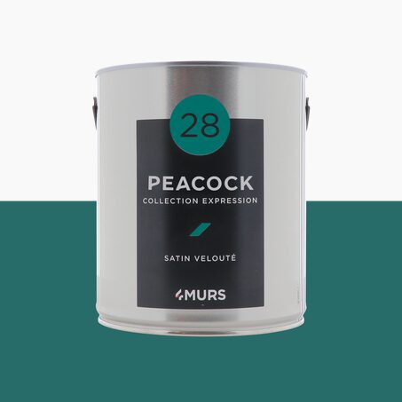 Expression Peinture Multi-supports Peinture peacock Lisse