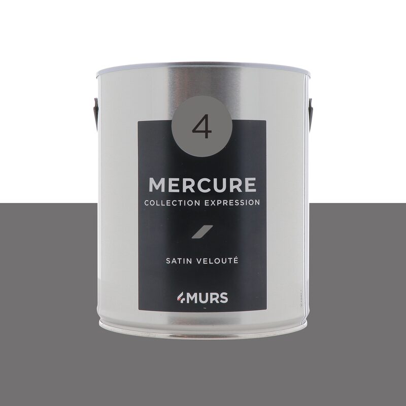 Peinture Multi-supports EXPRESSION Acrylique mercure Satiné 2,5 L
