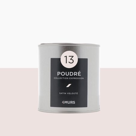 Expression Peinture Finition Peinture blanc poudré Satiné 0,5 L