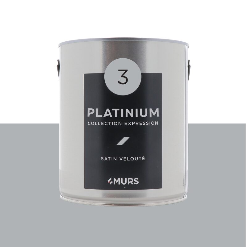 Peinture Multi-supports EXPRESSION Acrylique platinium Satiné 2,5 L