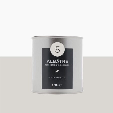 Peinture Finition EXPRESSION blanc albâtre Satiné 0,5 L