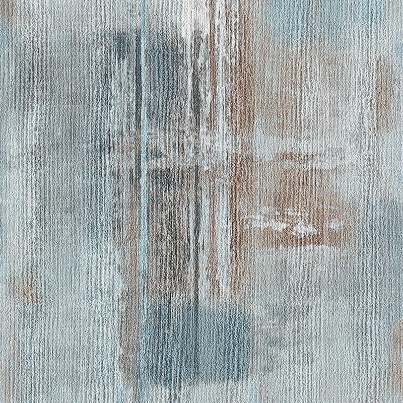 Papier peint intissé BEAUX-ARTS coloris bleu givré