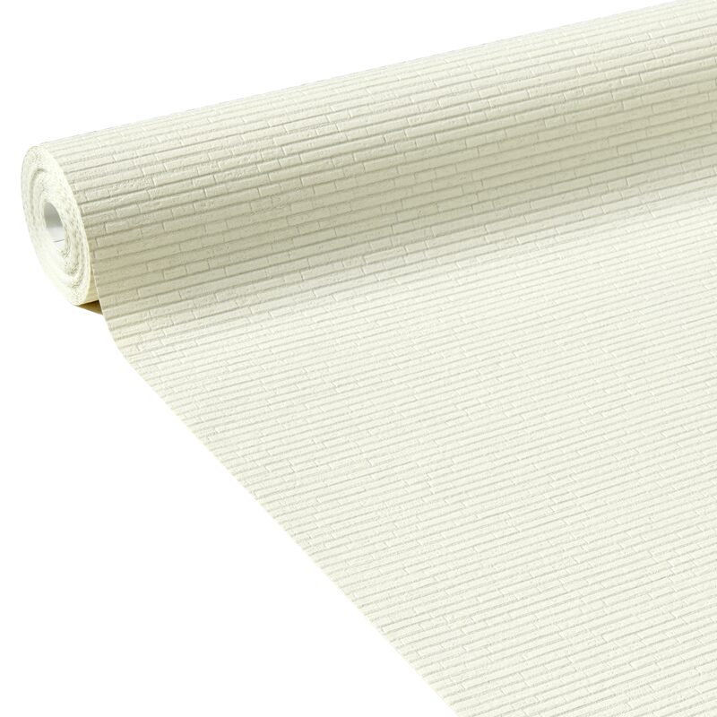 Papier peint intissé PARMENTO coloris blanc