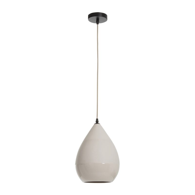 Suspension PERRY coloris gris 30 x 21 cm