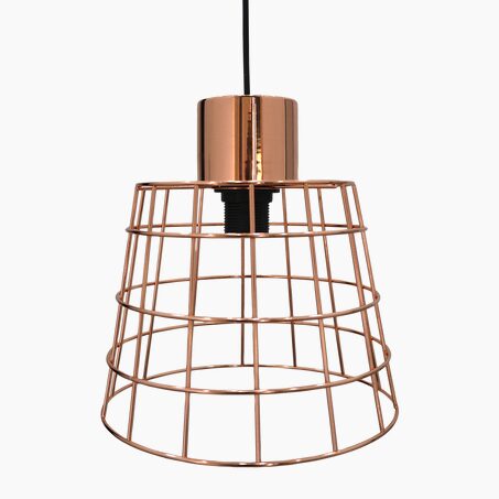 Suspension MOANDA coloris cuivre 20 x 25,6 cm
