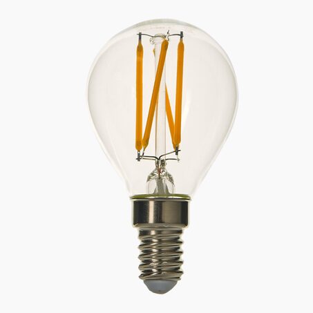 Ampoule LED 40W E14 lumière chaude coloris jaune 8 x 5 cm