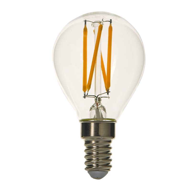 Ampoule LED 40W E14 lumière chaude coloris jaune 8 x 5 cm