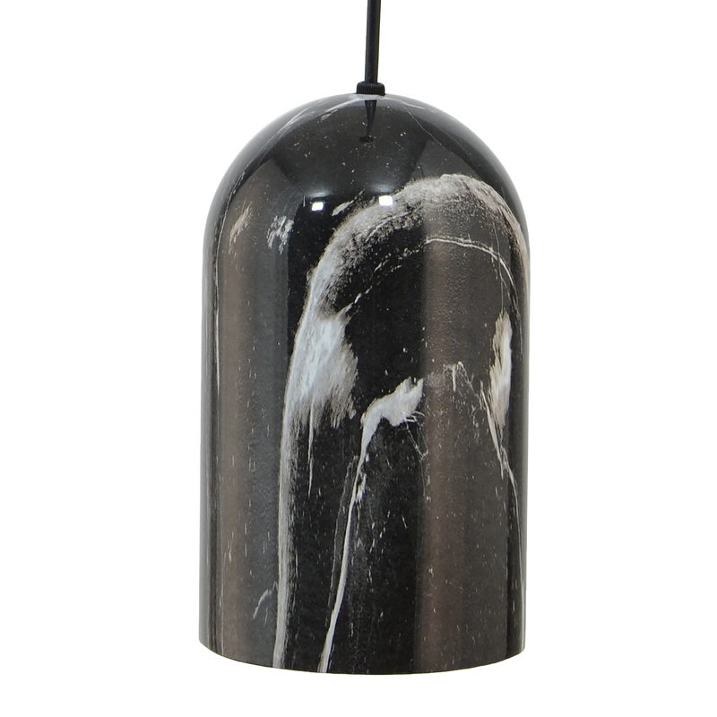 Suspension LING coloris noir 20 x 12 cm
