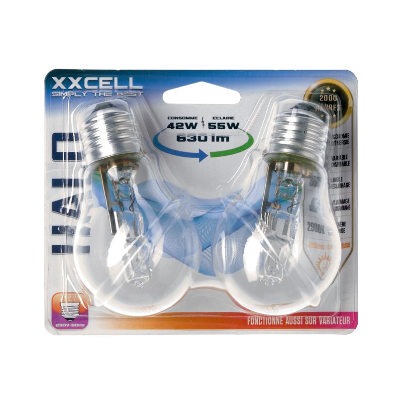 Ampoule HALOGÈNE 55 W E27 5 cm 10 x 5 cm