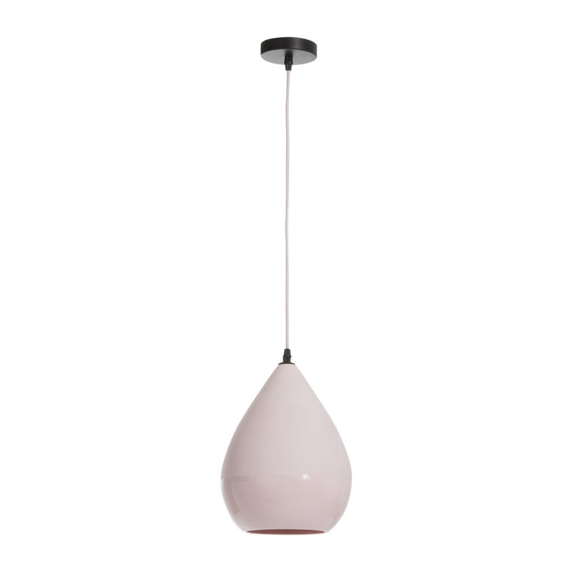 Suspension PERRY coloris rose 30 x 21 cm