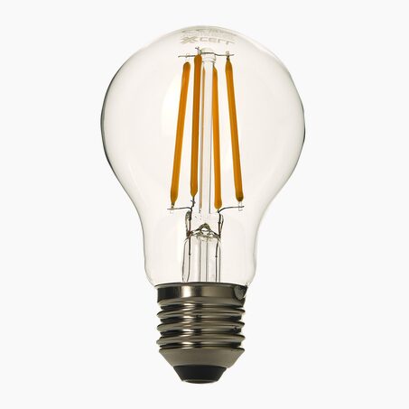 Ampoule LED SPHERE 60W E27 lumière chaude jaune 8 x 5 cm