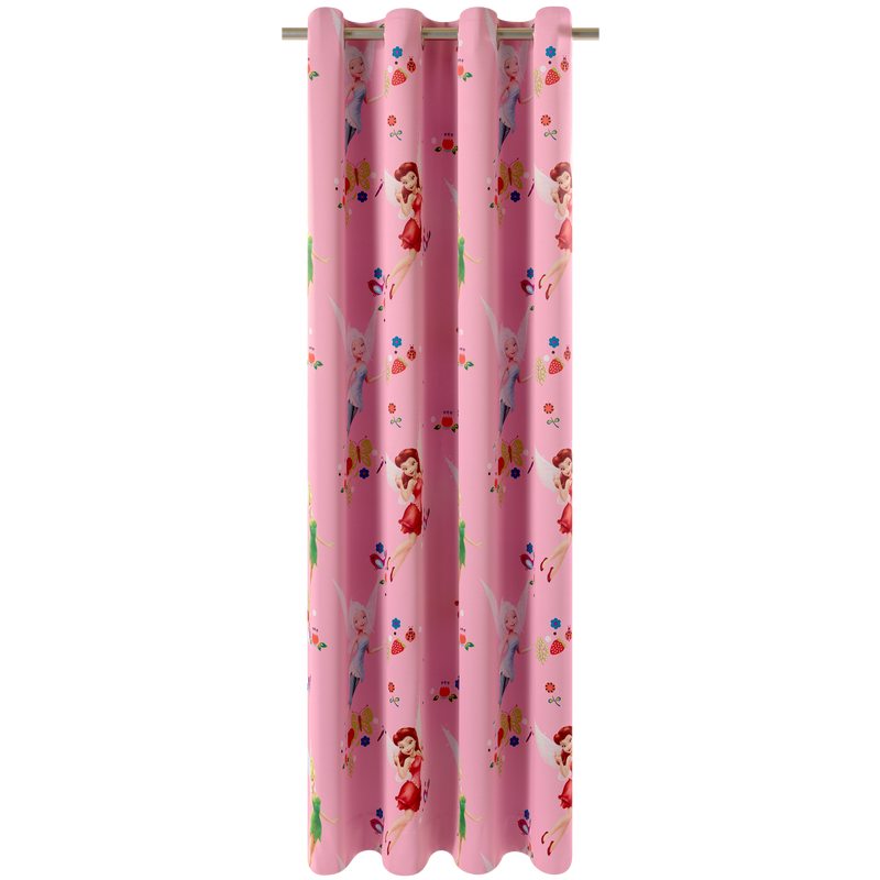 Tissu FEE CLOCHETTE coloris rose