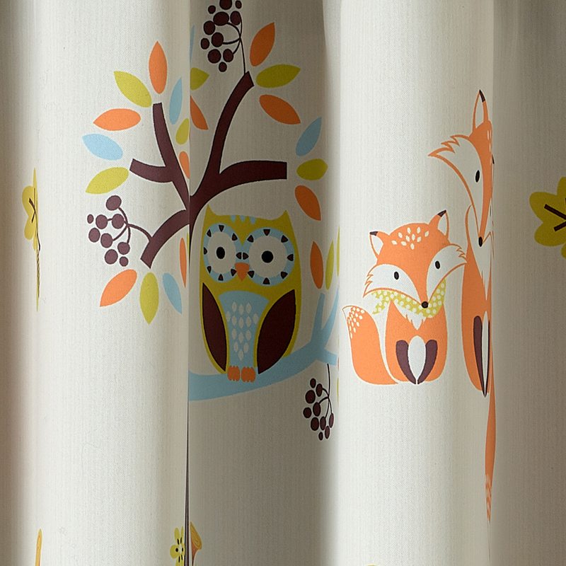 Tissu RENARD coloris orange