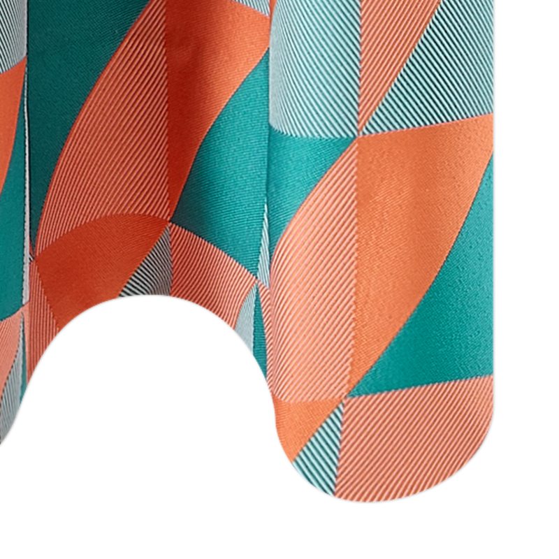 Tissu TANGRAM coloris orange