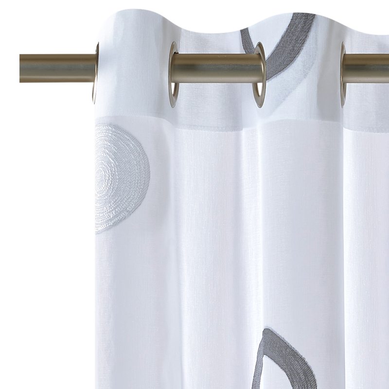 Voile PEKIN coloris gris